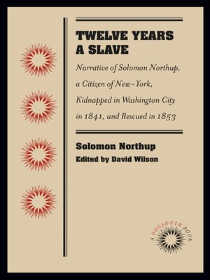 cover image of Twelve years a slave